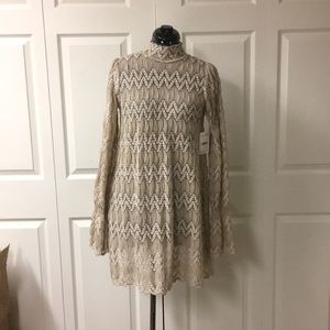 Free people mini lace dress